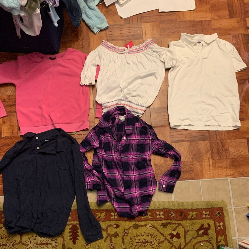 Bundle of size 10-12 girls tops